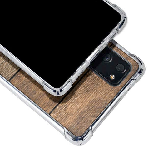Early American Wood Planks Galaxy S20 FE Clear Case